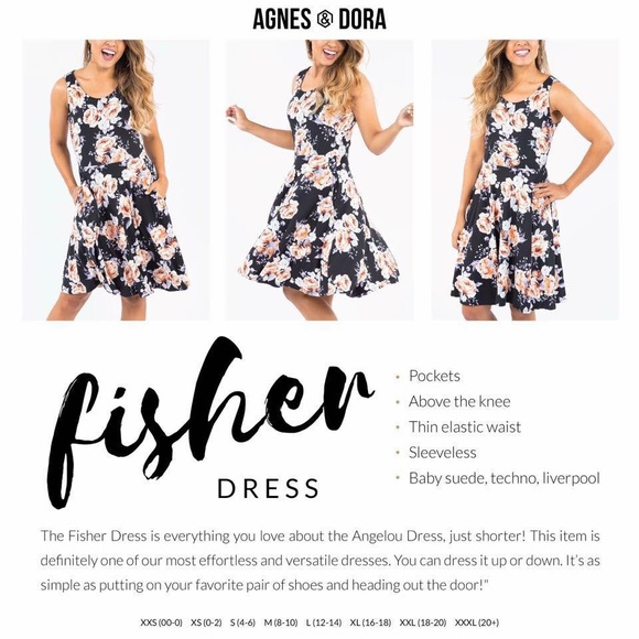 Agnes & Dora Fisher Dress - Picture 2 of 2